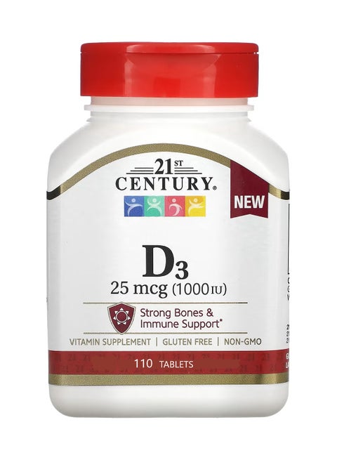 Vitamin D3 25 Mcg 1000 Iu 110 Tablets Packaging May Vary