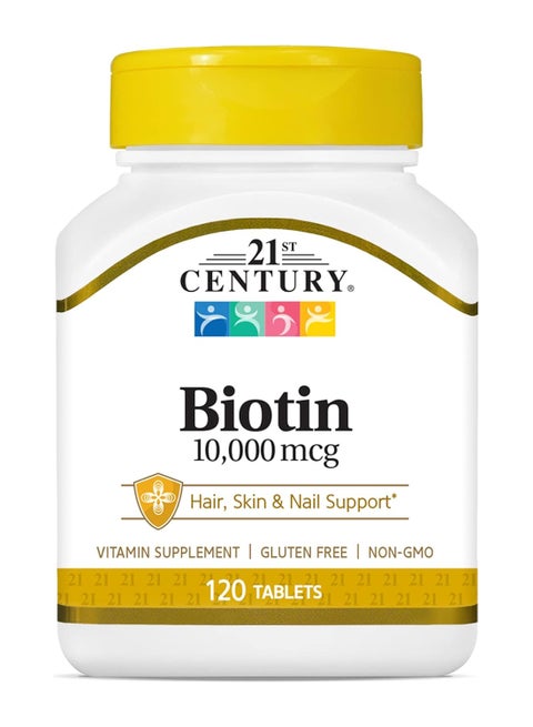 Biotin 10000 Mcg Vitamin Supplement - 120 Tablets