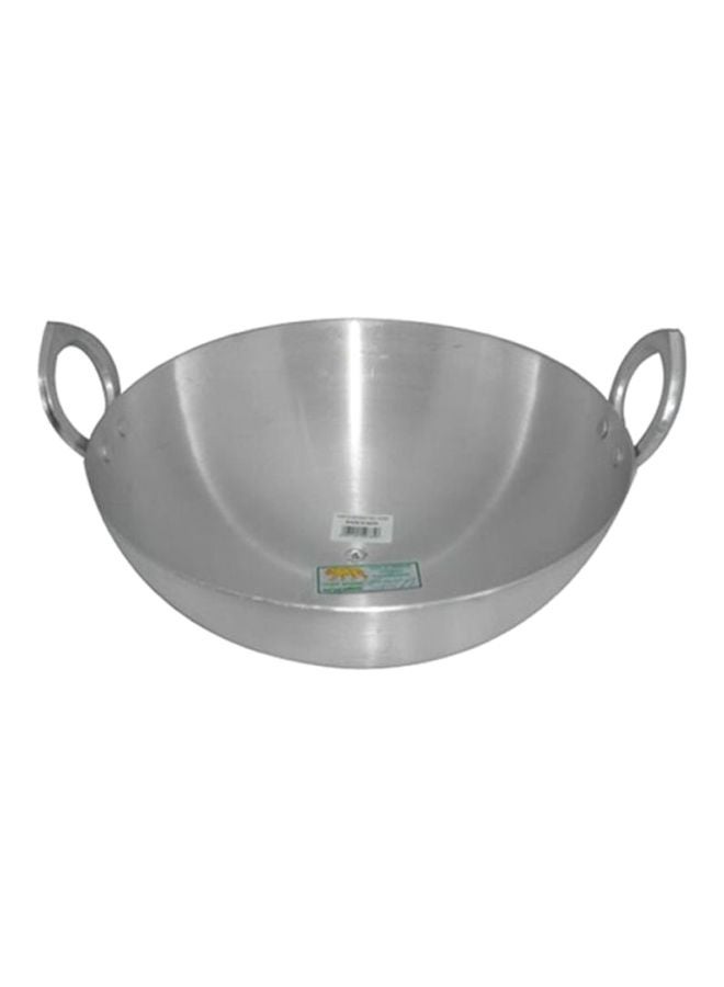 RAJ Aluminium Kadai Silver 26cm 