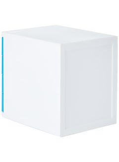 Cosmoplast 4 Tiers File Cabinet A4 Drawers, Light Blue Light Blue  - Image 3