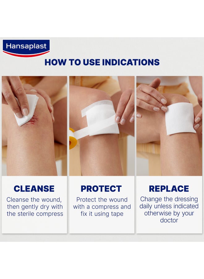 Hansaplast Fixation Tape Classic Strong Adhesion Hand-Tearable Fixation For Wound Dressings 5mx2.5Cm  - Image 3