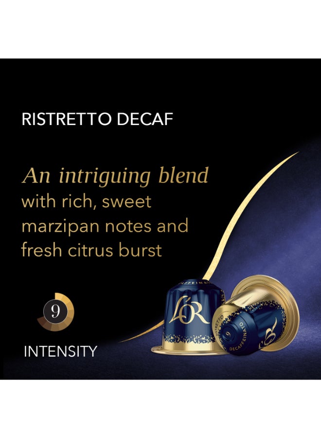 L'OR - Espresso Decaffeinato Intensity 9 Coffee Capsule Drinks Ristretto 10 Capsules Ristretto 52grams - Image 1