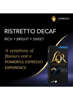 Espresso Decaffeinato Intensity 9 Coffee Capsule Drinks Ristretto 10 Capsules Ristretto 52grams - pnsku/N33836669A/45/_/1711879168/71375f1f-fe64-44c5-9ea2-14f68f3d41b4