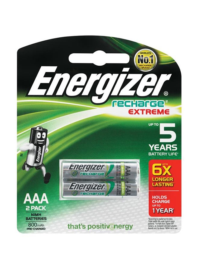 Energizer AAA Recharge Blister Card 4.3x3.7x0.3inch