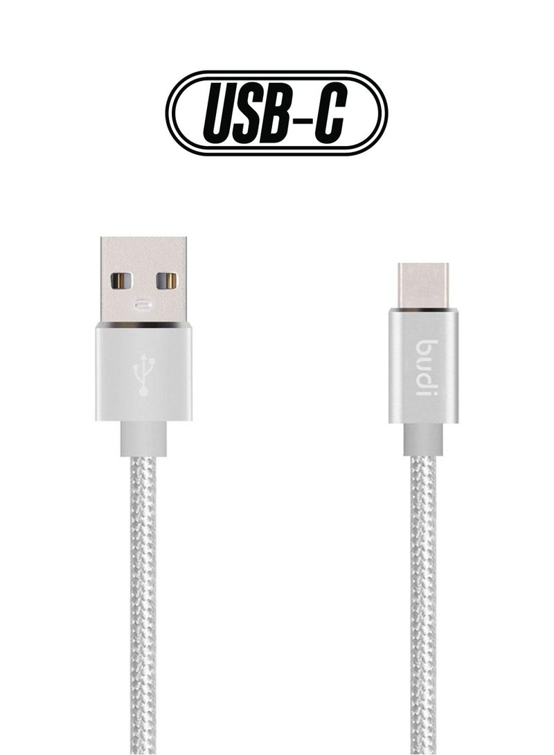 بودي كابل للشحن ونقل البيانات من منفذ 2.0 USB-A إلى USB- C رمادي - Image 1
