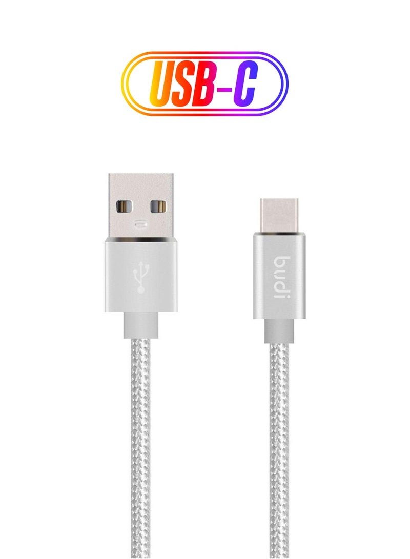 بودي كابل شحن ونقل بيانات من منفذ 2.0 USB-A إلى منفذ USB-C. رمادي - Image 1