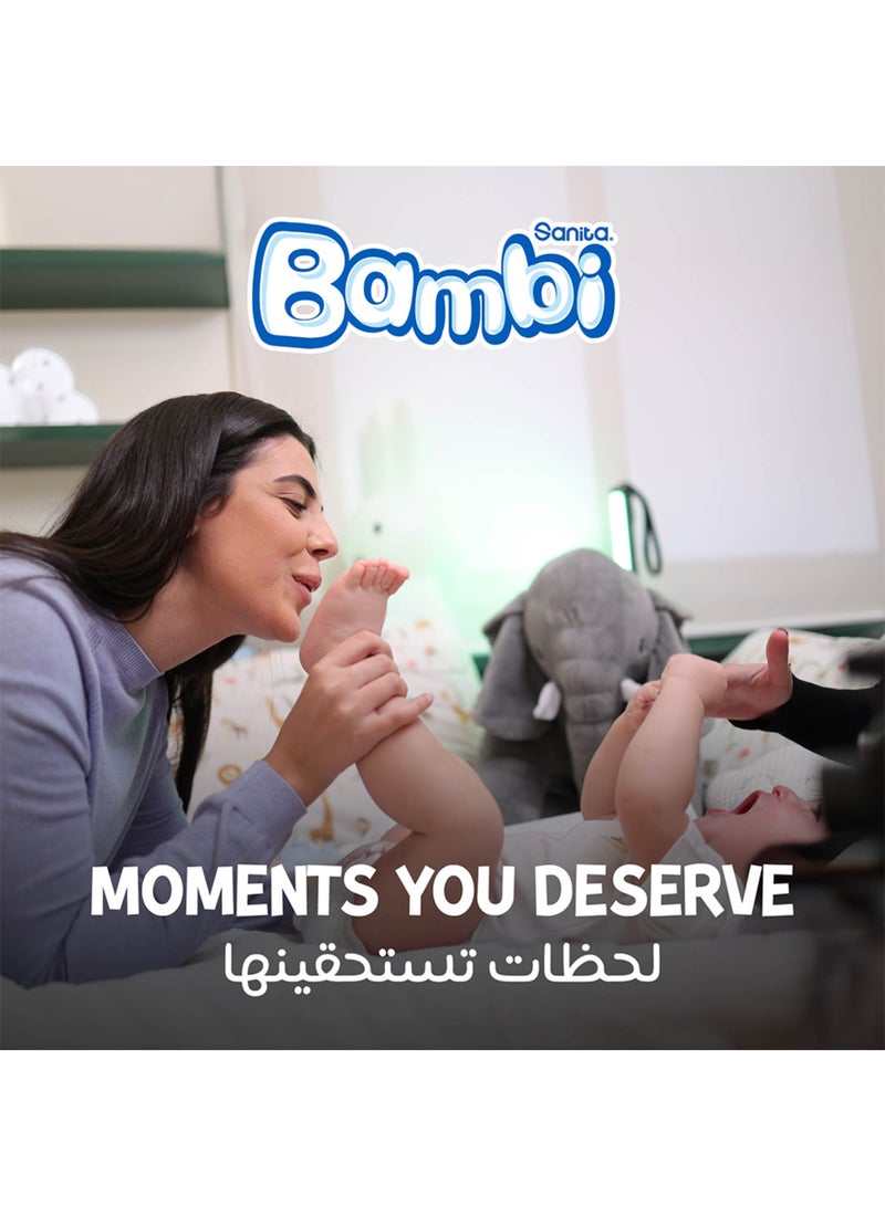 Sanita Bambi Baby Diapers Super Pack Size 3 Medium 6-11 Kg - Image 2