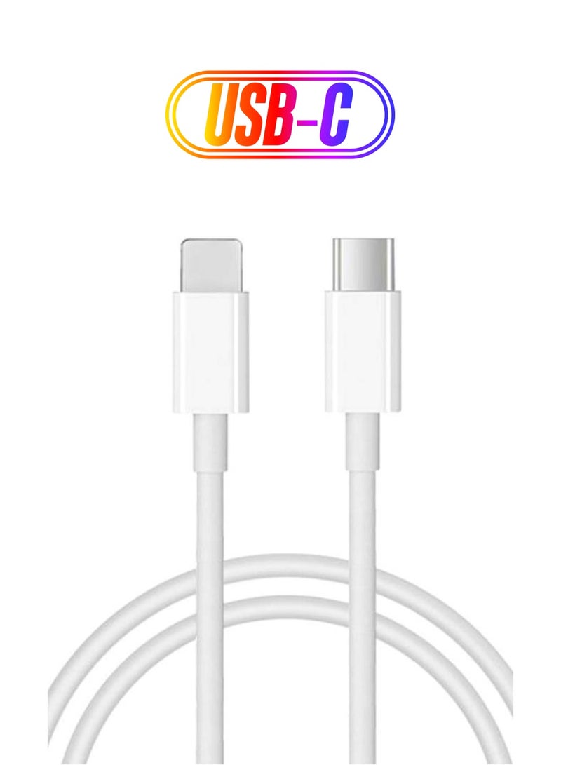 Type-C Data Sync And Charging Cable White/Silver - Image 1