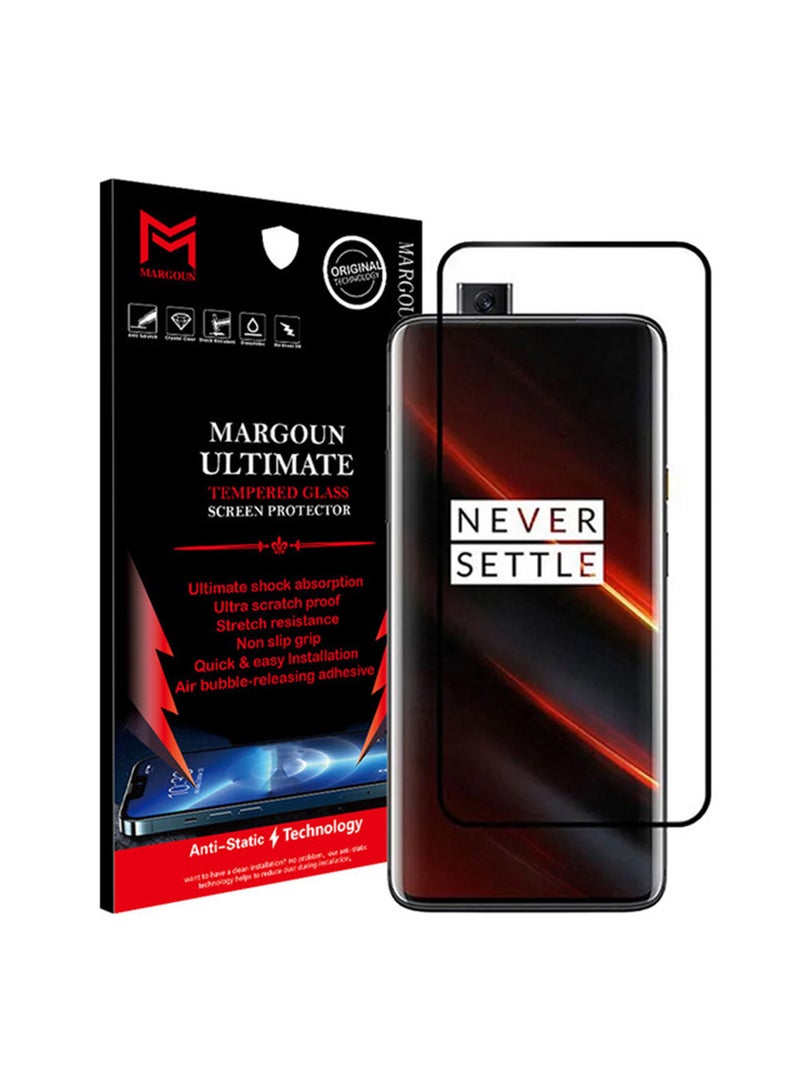 MARGOUN McLaren 3D Glass Screen Protector For OnePlus 7T Pro Black/Clear - Image 1