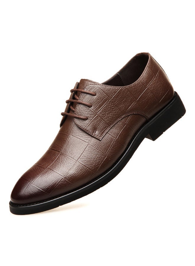 Lace Up Formal Shoes Brown  - Image 5