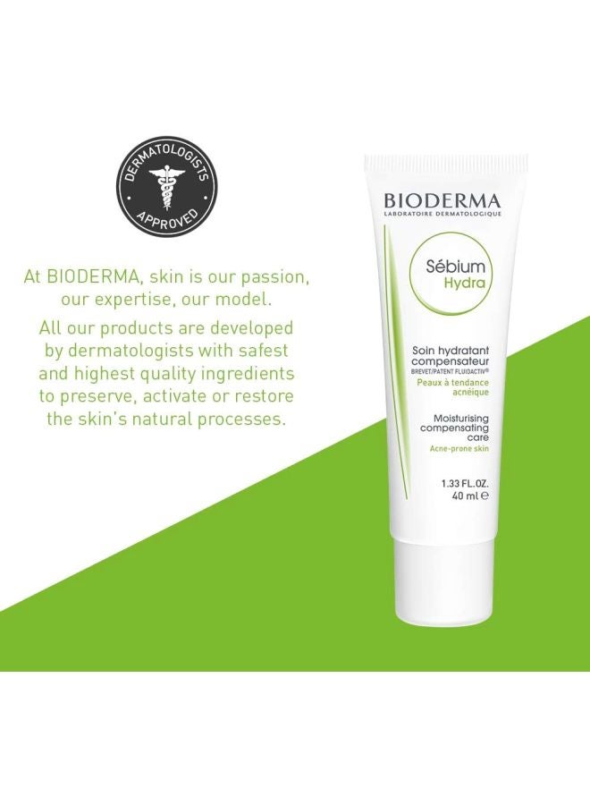 Bioderma Sebium Hydra Moisturising Compensating Care Cream 40ml - Image 4