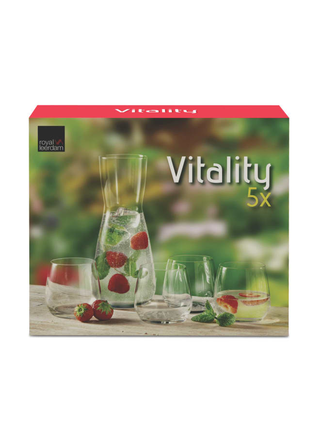 LIBBEY 5-Piece Classic Beverage Set Clear - Image 2