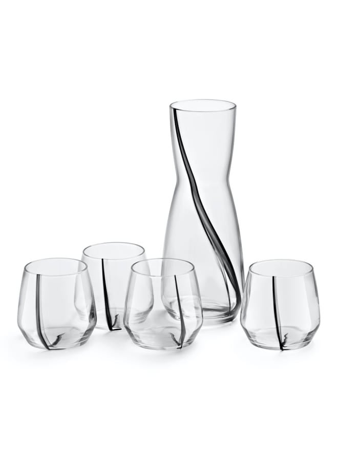 LIBBEY 5-Piece Eleve Drinkware Set Clear - Image 1
