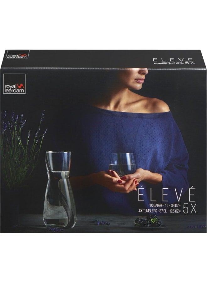 LIBBEY 5-Piece Eleve Drinkware Set Clear - Image 2