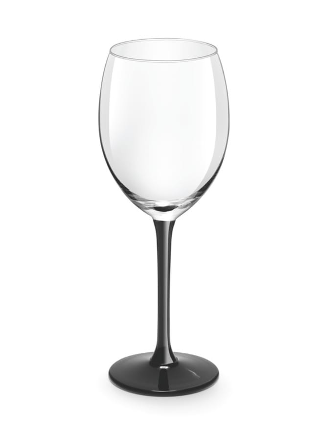 LIBBEY 6-Piece Glass Goblet Clear - Image 1