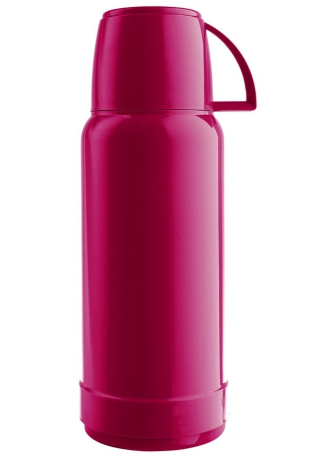 قارورة تيرموس بلاستيكية وردي 1لترات