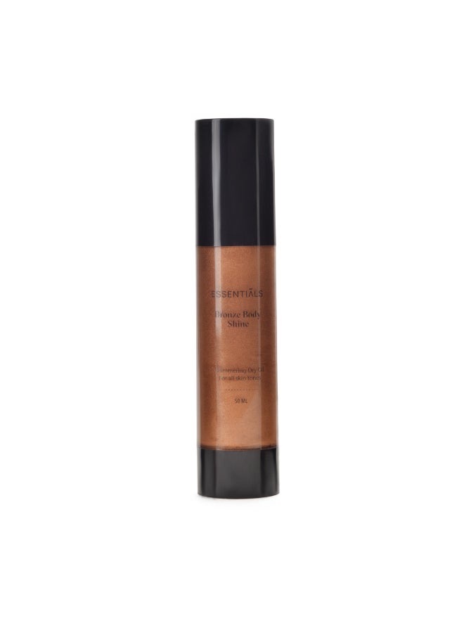 ESSENTIALS Bronze Body Shine Honey Bronze Shade 2 50ml - Image 1