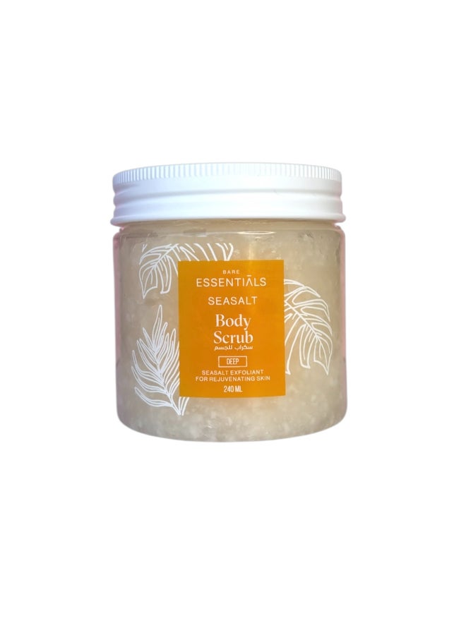 ESSENTIALS Sea Salt Body Scrub and Polish 240ml - Image 1