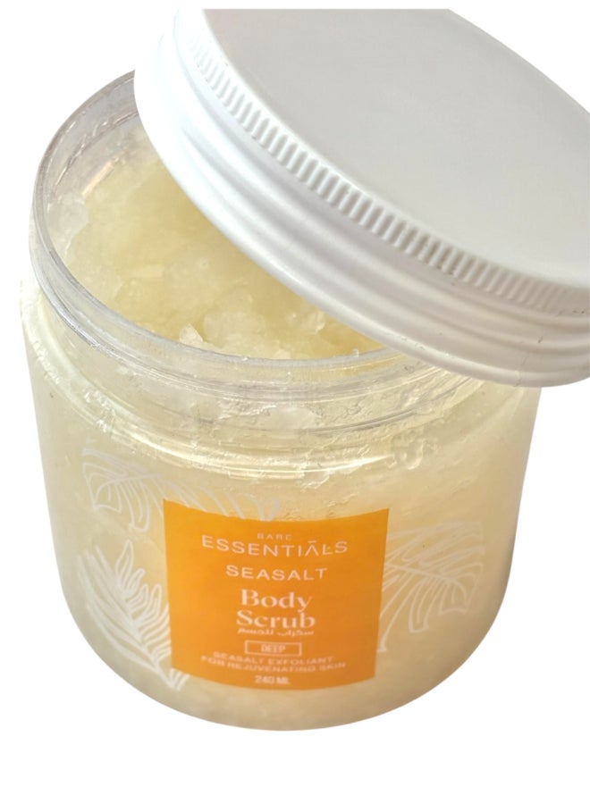 ESSENTIALS Sea Salt Body Scrub and Polish 240ml - Image 2