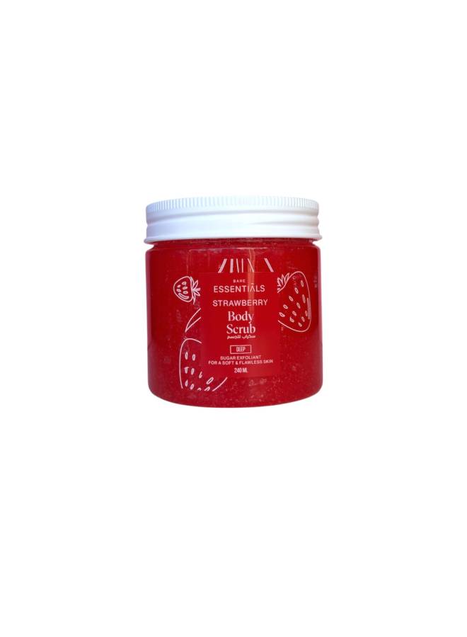 ESSENTIALS Strawberry Body Scrub And Polish 240ml 
