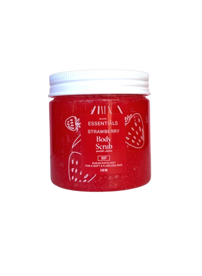 إيسنشالز مقشر وملمع للجسم برائحة الفراولة 240ملليلتر - Image 1