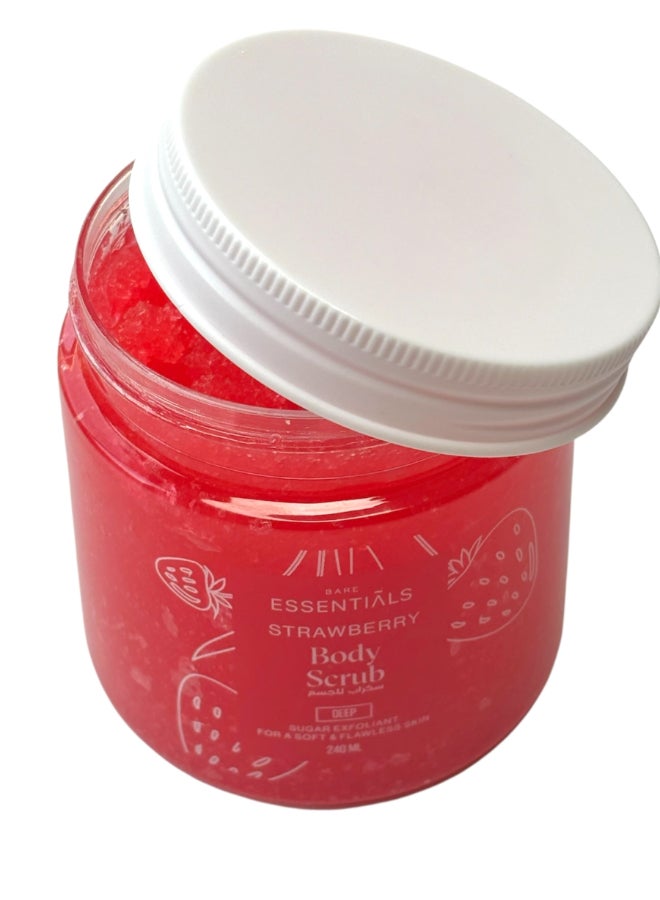 إيسنشالز مقشر وملمع للجسم برائحة الفراولة 240ملليلتر - Image 2