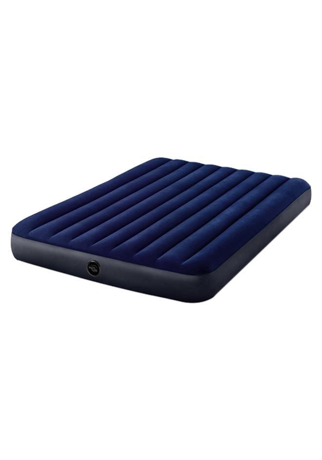 INTEX Dura-Beam Standard Fiber Technology Classic Downy Airbed PVC Blue/Black 152x203x25cm - Image 1