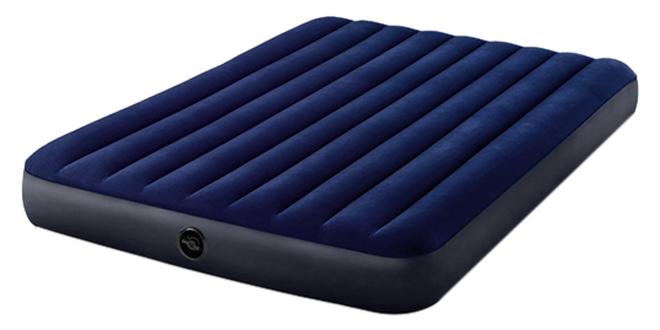 INTEX Dura-Beam Standard Fiber Technology Classic Downy Airbed PVC Blue/Black 152x203x25cm - Image 1