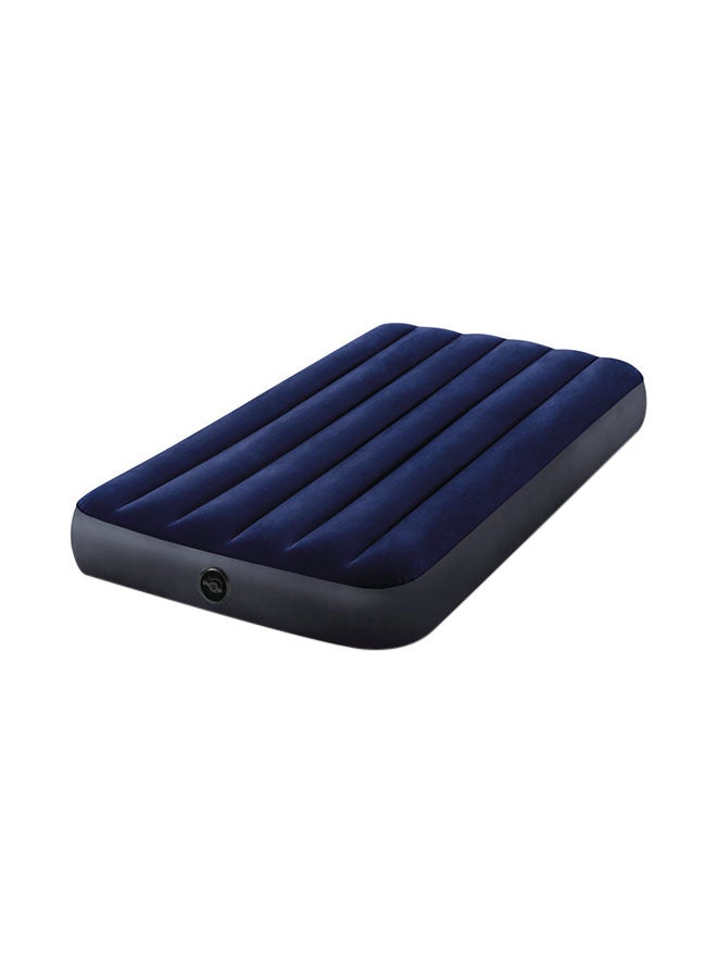 اينتكس - فراش هوائي داوني كلاسيك مقاس مفرد من سلسلة دورا بيم أسود/أزرق 99cm x 1.91m x 25cm - Image 1