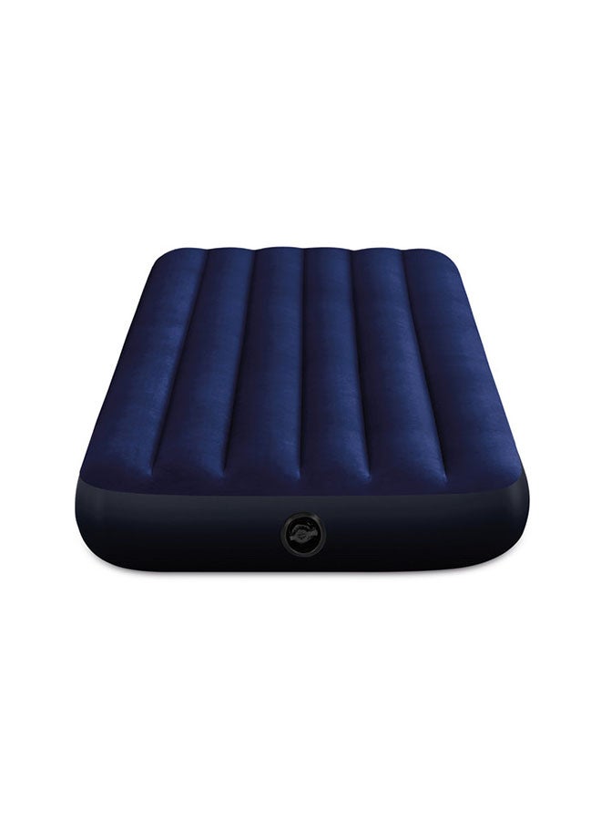 انتكس فراش هوائي داوني كلاسيك مقاس مفرد من سلسلة دورا بيم PVC أسود/أزرق 99cm x 1.91m x 25cm - Image 2