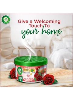 Air Wick Air Freshener Scented Gel Can, Rose 70grams  - Image 2