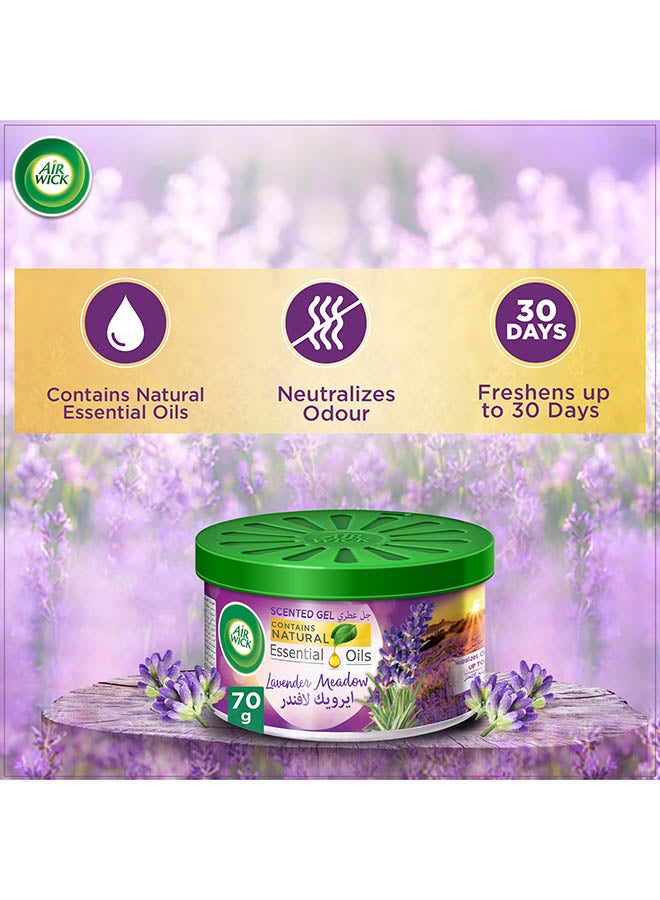 Air Wick Scented Gel Lavender Meadow 70grams  - Image 4