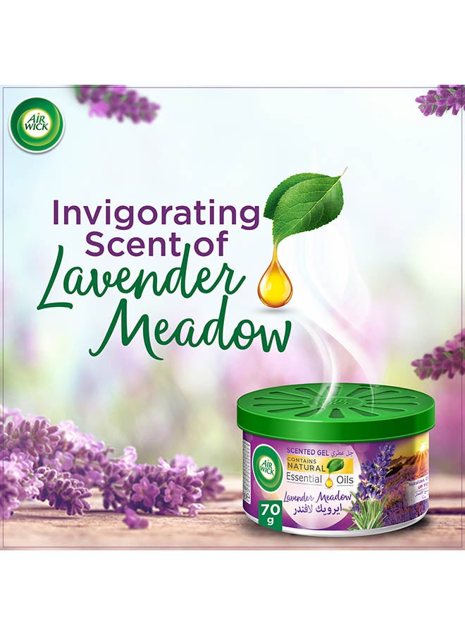 Air Wick Scented Gel Lavender Meadow 70grams  - Image 3