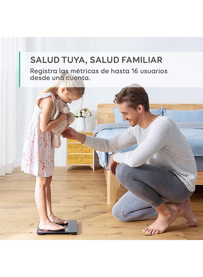 eufy Smart Scale C1 with Bluetooth, Body Fat Scale, Wireless Digital Bathroom Scale, 15 Measurements, Weight/Body Fat/BMI, Fitness Body Composition Analysis, Black, lbs/kg - Image 5