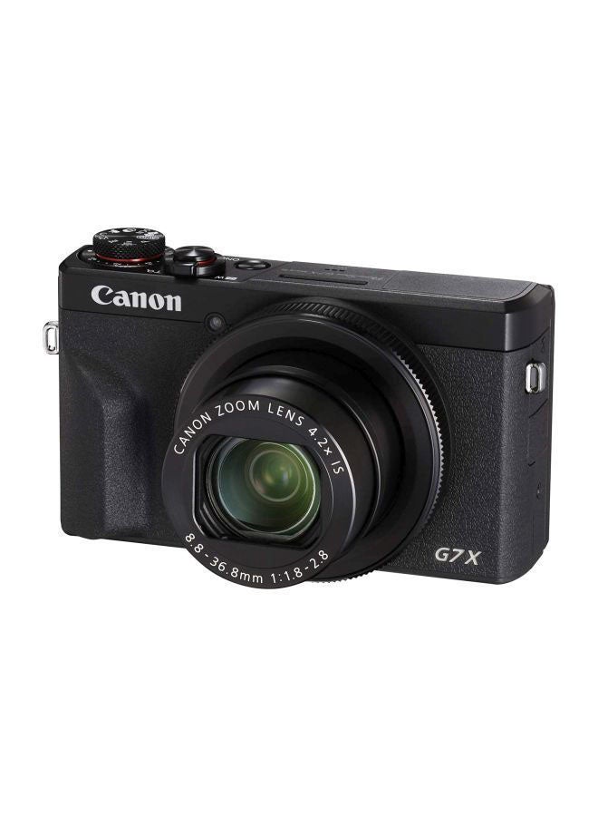Canon PowerShot G7 X Mark III Point And Shoot Camera 20.1MP 4.2x Zoom With Tilt Touchscreen, Built-In Wi-Fi And Bluetooth Black - Image 1