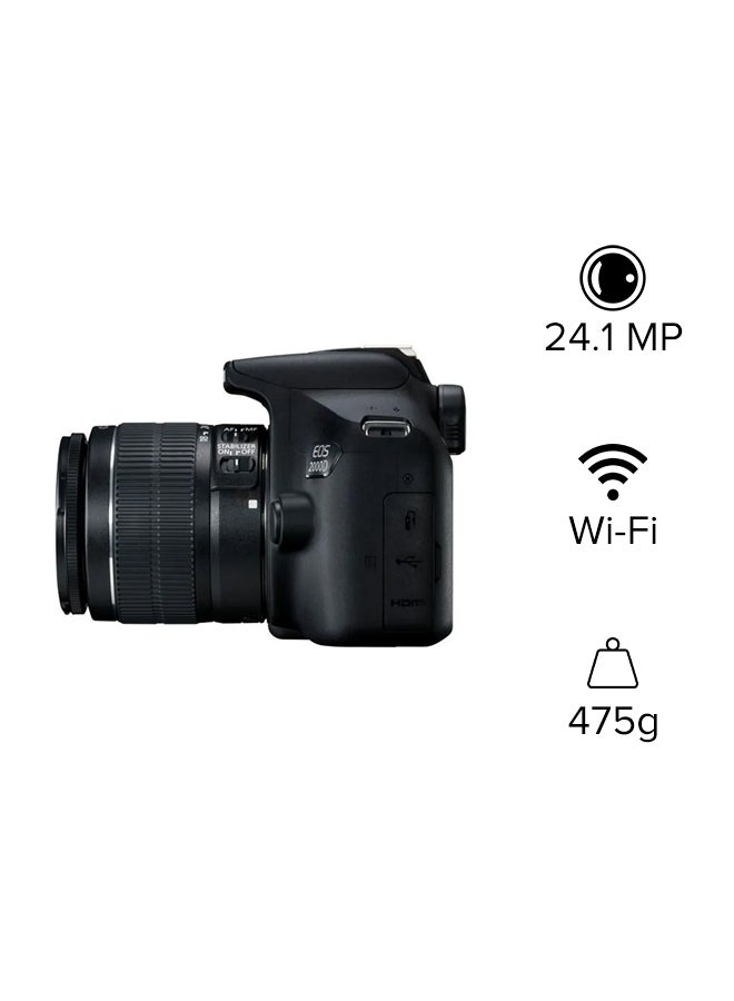 Canon EOS 2000D DSLR Camera With 18-55 DC Lens 24.1 MP APS-C Sensor Optical Viewfinder - Image 3