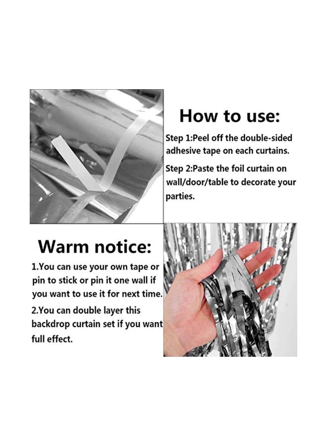 سابو طقم ستائر بشراشيب من قطعتين طراز 100901010903h - Image 4