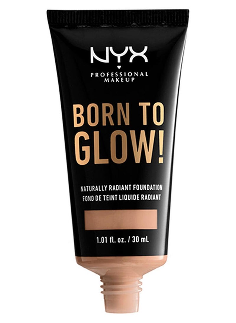نيكس مكياج المحترفين بورن تو جلو! كريم أساس لامع طبيعي بيج هادئ - Image 1