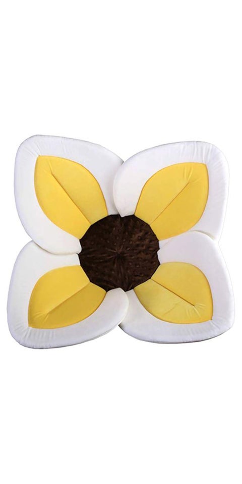 مقعد استحمام مريح للأطفال على شكل زهرة لوتس متفتحة