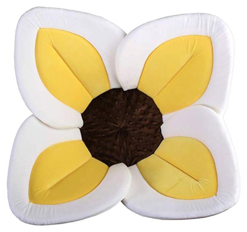 SAPU Comfortable Baby Bath Seat Flower Shaped (4 Petal) Bathtub - Ideal For 0 To 6 Month Baby - Fits In All Sinks - Image 1
