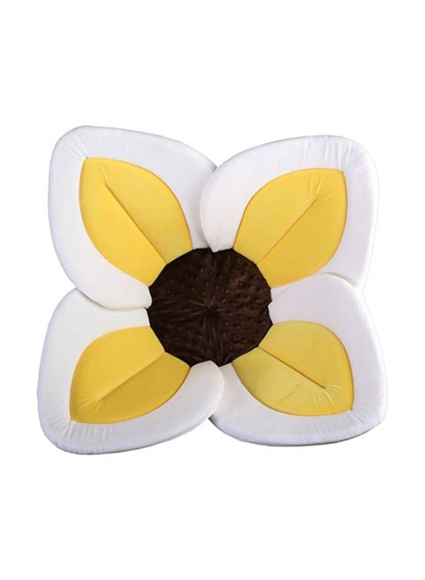 Comfortable Baby Bath Seat Flower Shaped (4 Petal) Bathtub - Ideal For 0 To 6 Month Baby - Fits In All Sinks