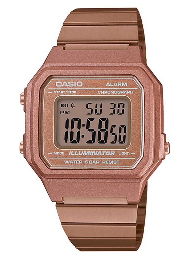 كاسيو ساعة يد رقمية بسوار معدني طراز B650WC-5ADF للرجال - Image 1