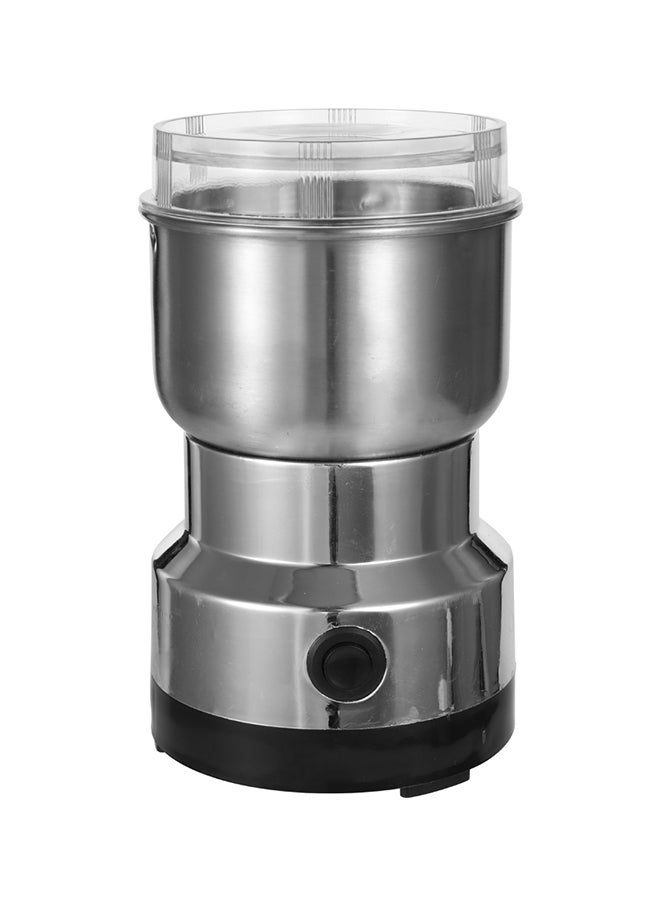 Electric Coffee Machine Bean Grinding Machine Silver 18x11x11cm - Image 1