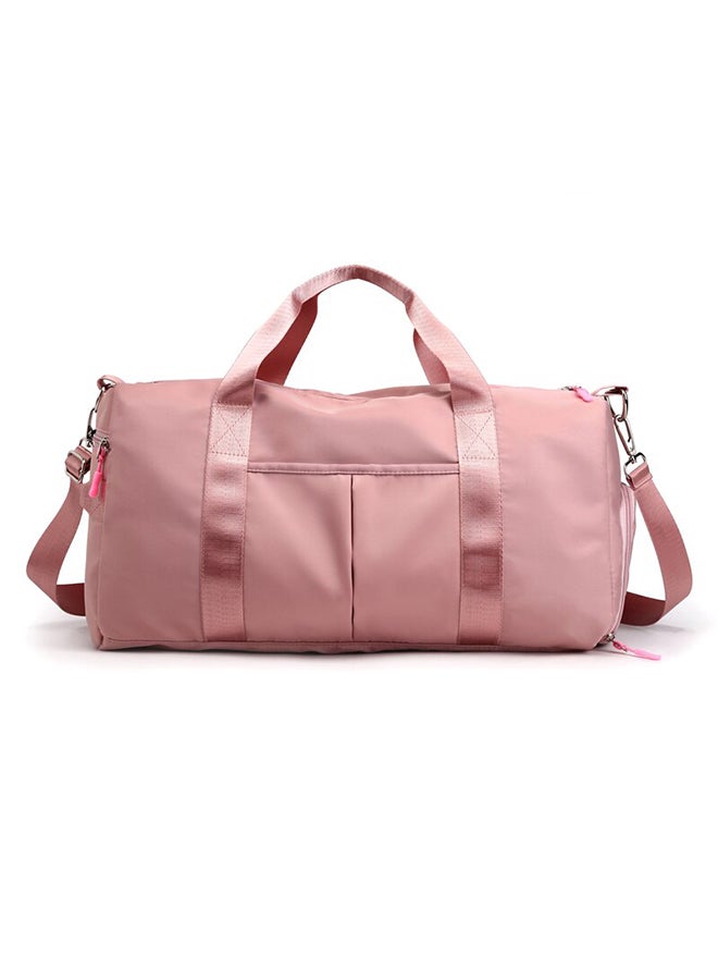 Women's Travel Bag Fashion Brief Solid Color Bag Pink
