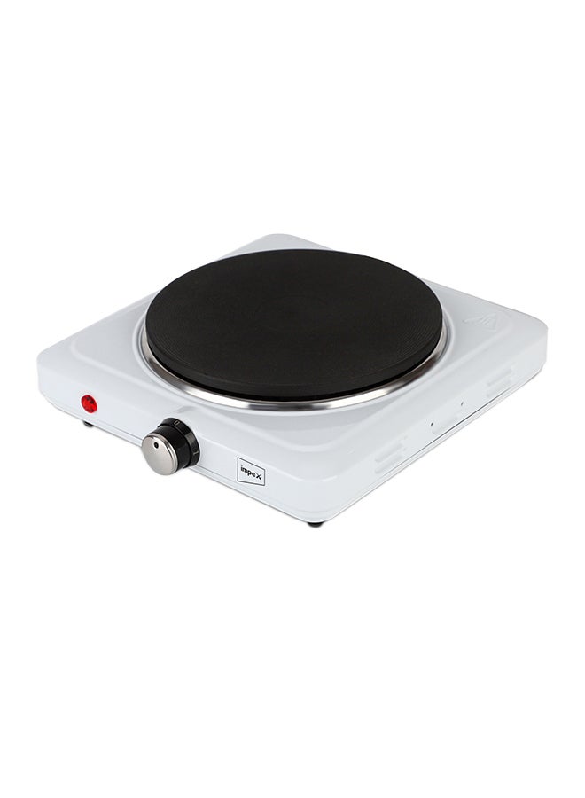 Electric Single Hot Plate - Stainless Steel Sole Plate, Overheat Protection, 5 Heat Levels, Compact Design 1500 W ‎HP 102 White - pnsku/N34018776A/45/_/1711013264/869ce462-c573-4b9a-b5ab-660df4fee611