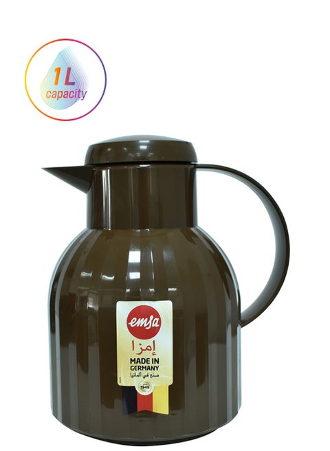 Samba Vieleck Thermos Flask Brown 1Liters