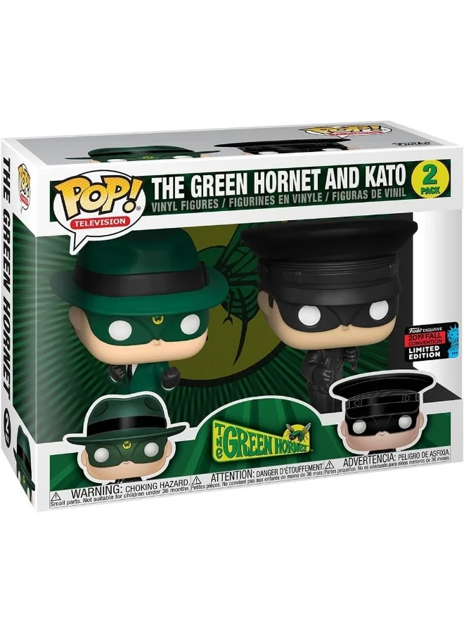 Funko Pop! TV: Green Hornet (NYCC) Collectable Vinyl Figure, Pack of 2, 43357 3.75inch