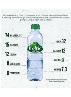 Volvic Natural Mineral Packaged Water 500ml Pack of 6  - Image 2