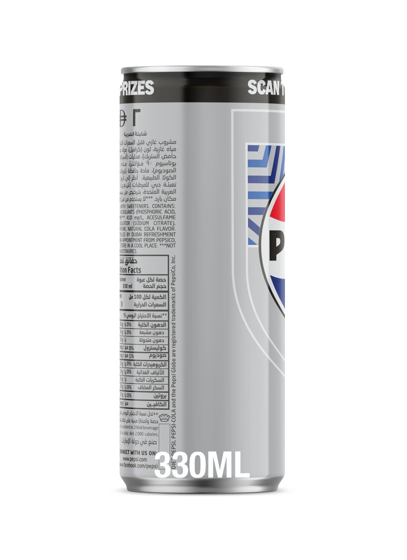 Pepsi Diet Carbonated Soft Drink Cans 330ml - Image 4