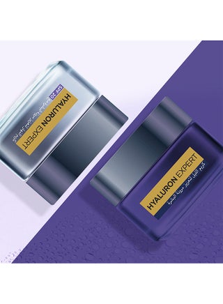 لوريال باريس كريم النهار بحمض الهيالورونيك لترطيب البشرة وتجديدها - أبيض 50ml - view 4